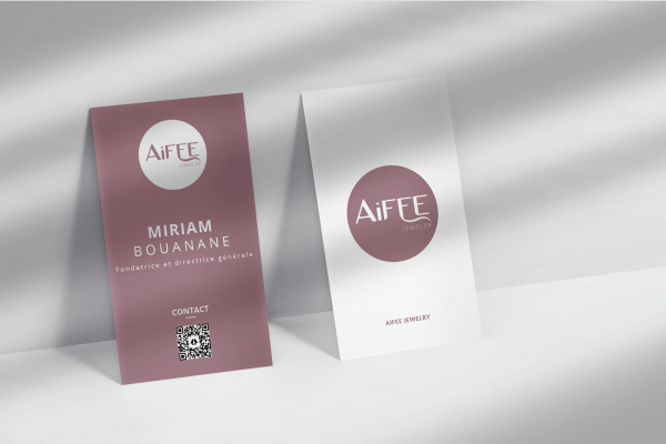 Graphic - Aifee Jelwery - Visit Card